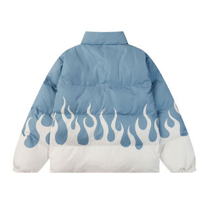 Retro Flame Cotton Coat